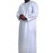 Qamis Omani tissu korean ( glacés ) Blanc