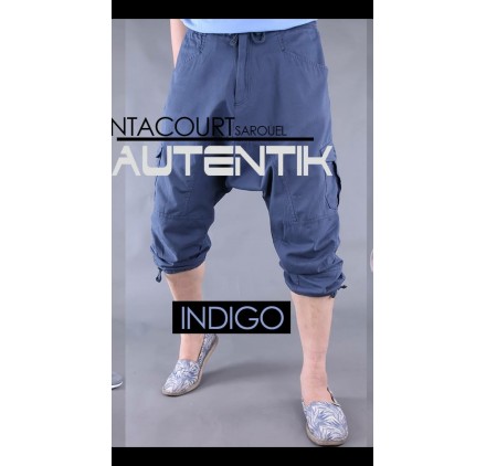 SAROUEL PANTACOURT AUTENTIK BLEU INDIGO