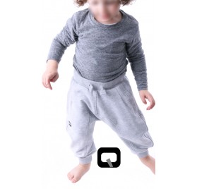 Sarouel jogging gris enfant Qaba'il