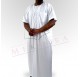Qamis manche courte blanc cassé