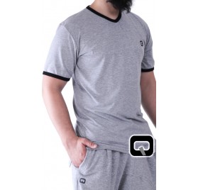 Tee-shirt manches courtes gris Qaba'il