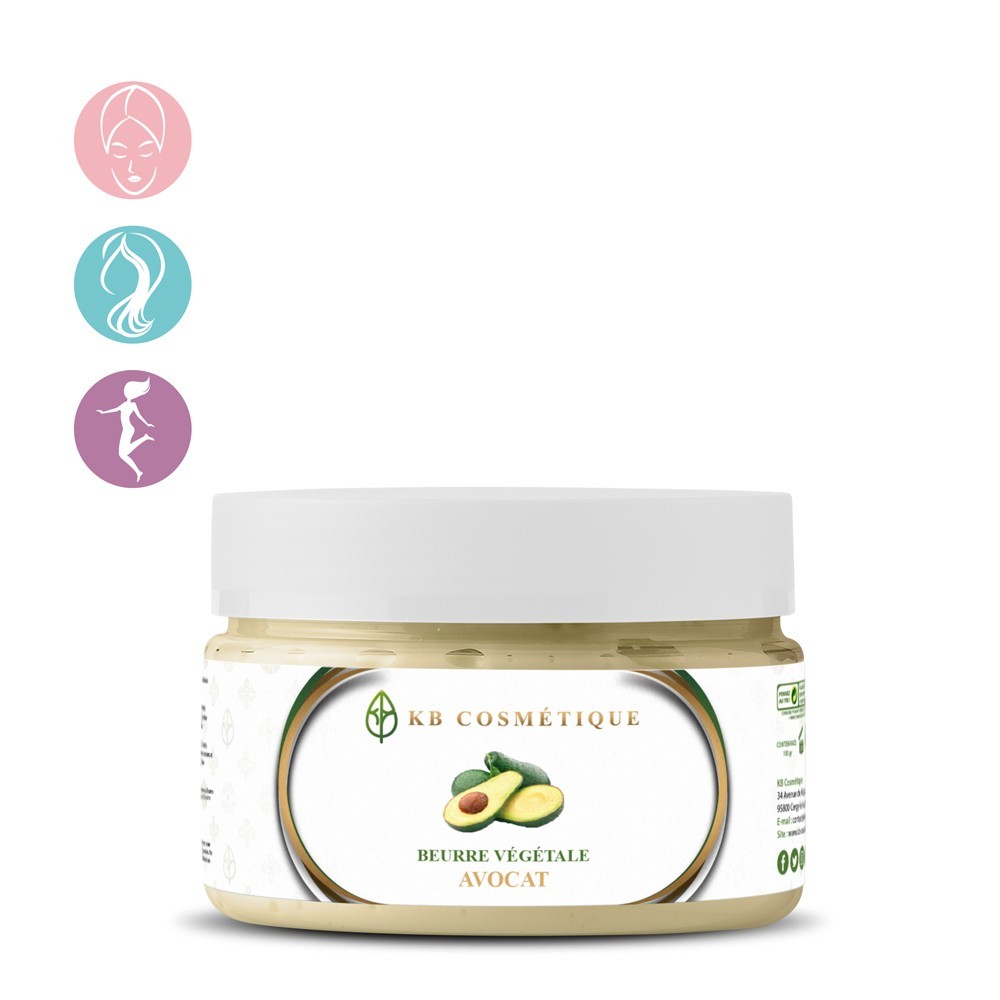 Beurre Végétale d'avocat KB COSMETIQUE Beurre Végétale d'avocat KB COSMETIQUE