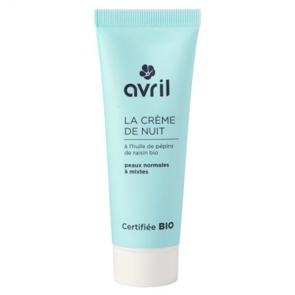 CRÈME DE NUIT PEAUX NORMALES & MIXTES 50ml - certifié bio