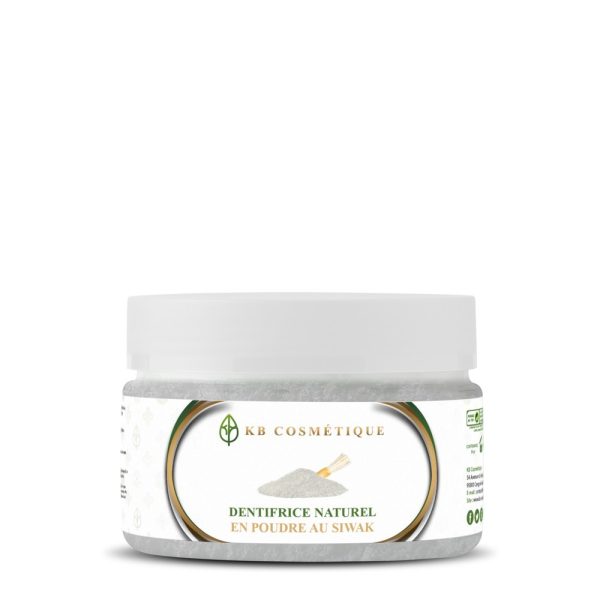 Dentifrice Naturel en poudre au Siwak KB COSMETIQUE
