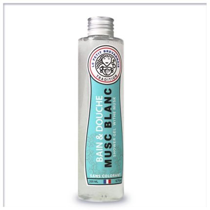 Gel douche et bain au Musc Blanc