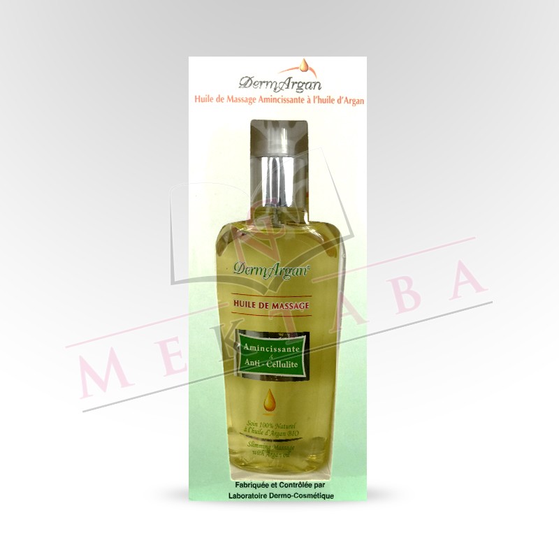 Huile de massage à base d'huile d'argan Dermargan Huile de massage à base d'huile d'argan Dermargan
