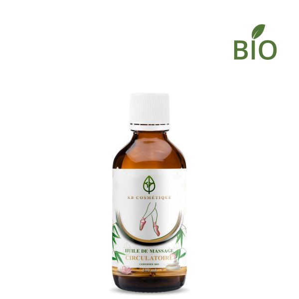 Huile de Massage Circulatoire certifiée Bio