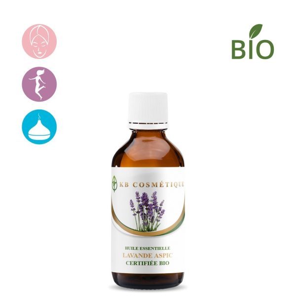 Huile essentielle de Lavande aspic certifiée Bio