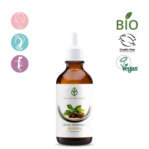 Huile Végétale de jojoba certifiée bio KB COSMETIQUE