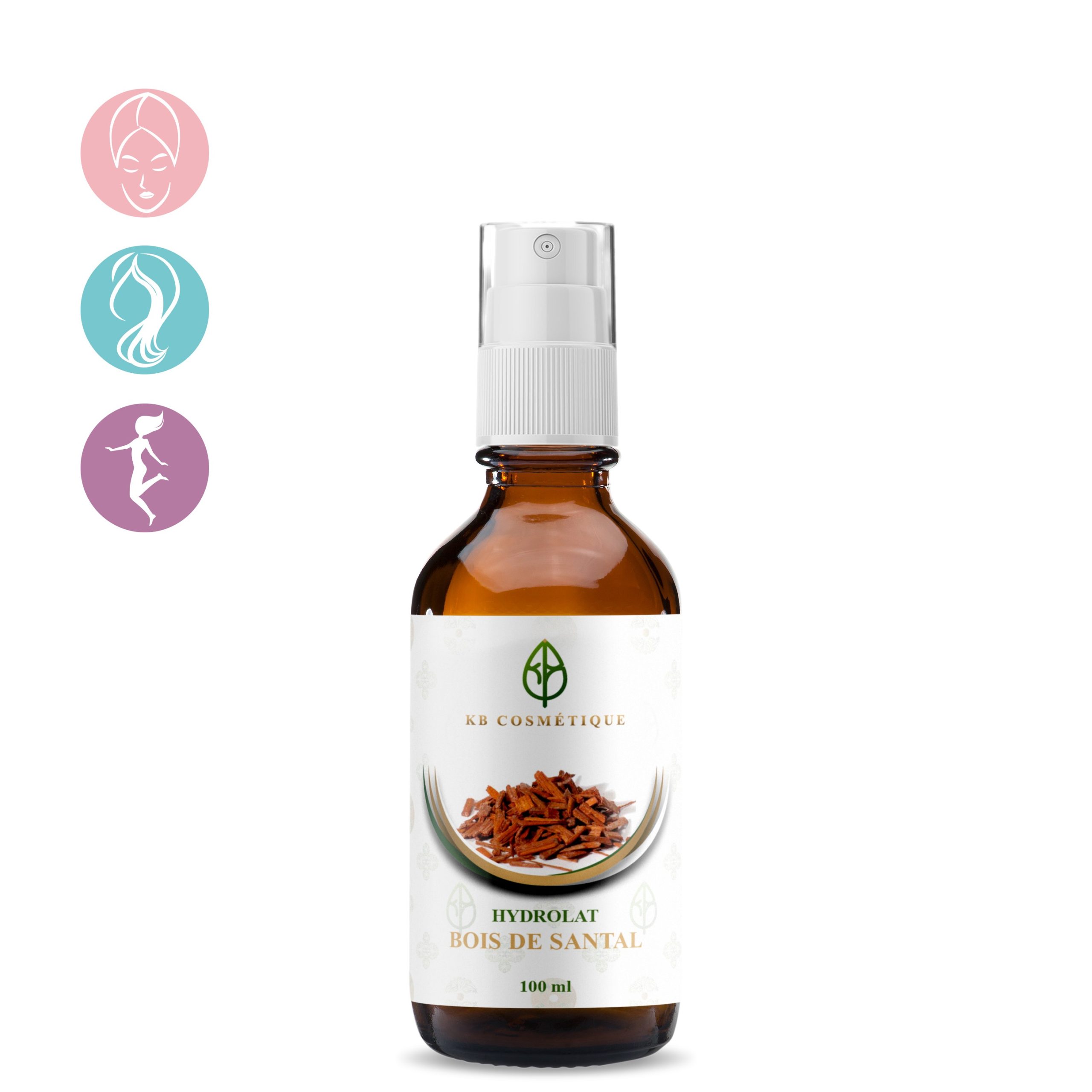 Hydrolat au Bois de Santal KB COSMETIQUE Hydrolat au Bois de Santal KB COSMETIQUE