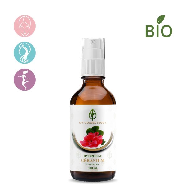 Hydrolat de Géranium certifiée Bio