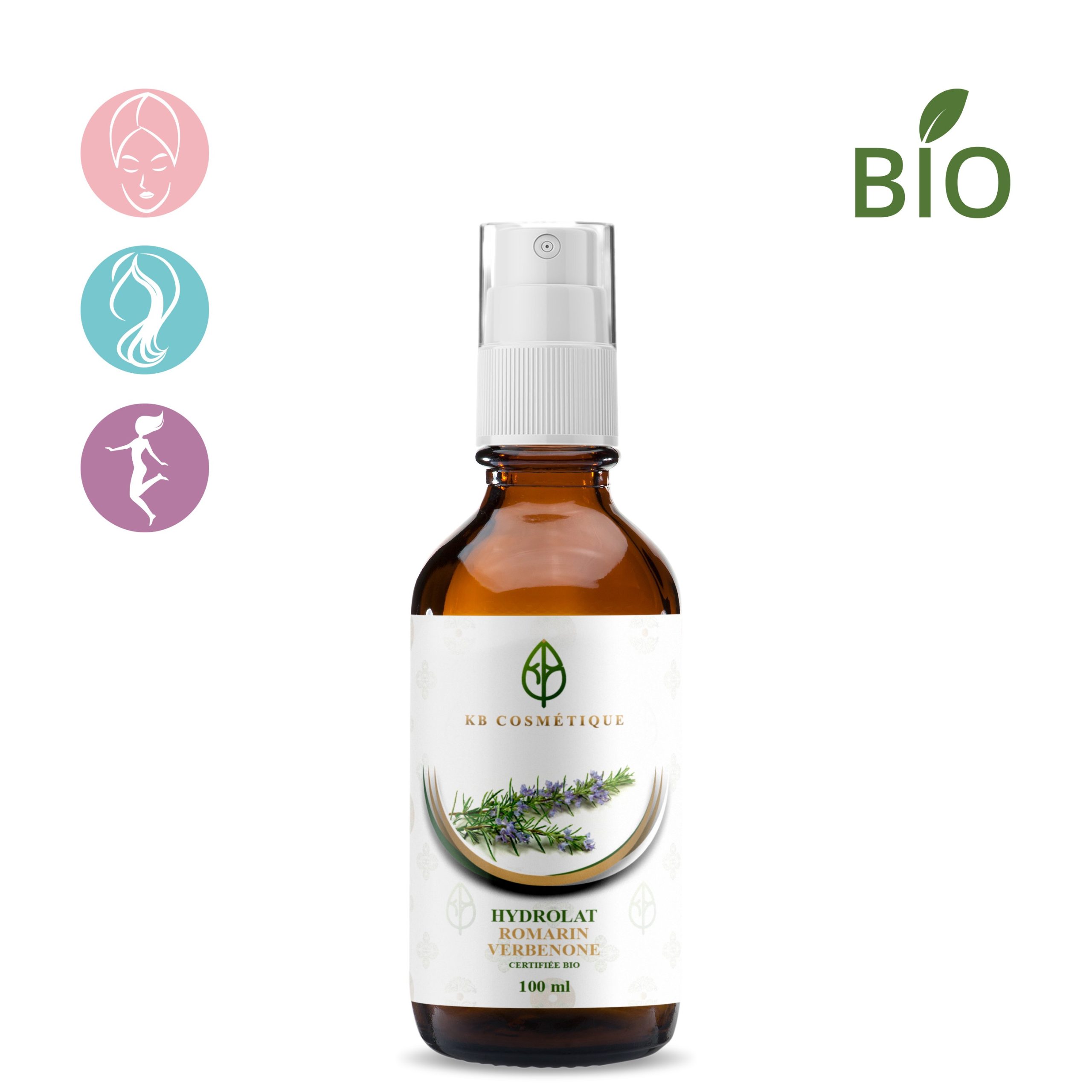 Hydrolat de romarin à verbénone certifiée Bio Hydrolat de romarin à verbénone certifiée Bio
