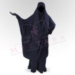 Jilbab deux pièces prune