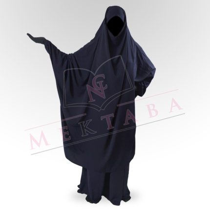 Jilbab deux pièces prune
