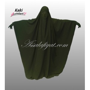 Jilbab/Jilbeb Saoudien Kaki Assalafiyat
