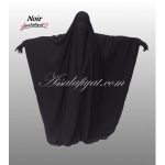 Jilbab/Jilbeb Saoudien Noir Assalafiyat