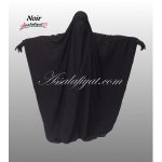 Jilbab/Jilbeb Saoudien Noir Assalafiyat