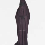 Jilbab/Jilbeb Saoudien royal coréen Prune