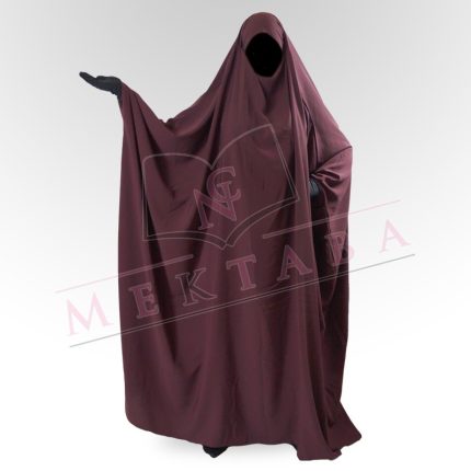 Jilbab saoudien prune