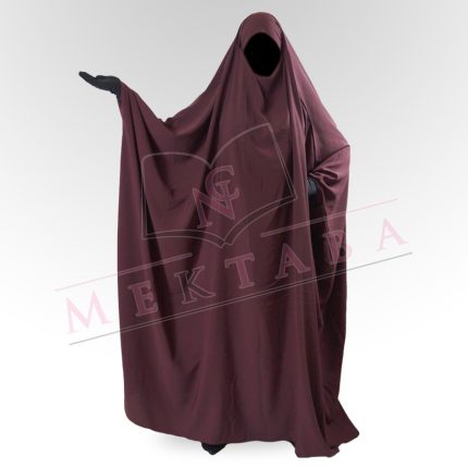 Jilbab saoudien prune