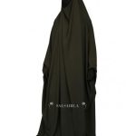 Jilbab Saoudien royal coréen Kaki