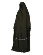 Jilbab Saoudien royal coréen Kaki