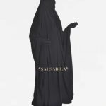 Jilbab Saoudien royal coréen Noir