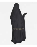 Jilbab Saoudien royal coréen Noir
