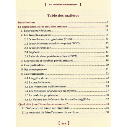 LES MALADIES PSYCHOLOGIQUES