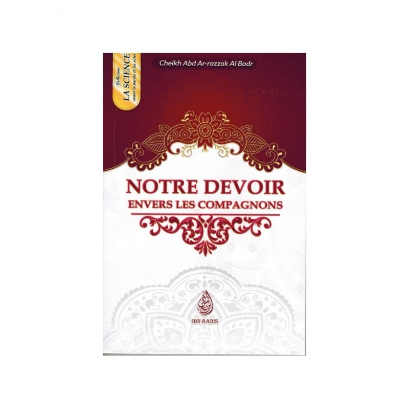 Notre devoir envers les compagnons Notre devoir envers les compagnons
