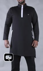 QAMIS COURT BOSS Noir & Gris clair