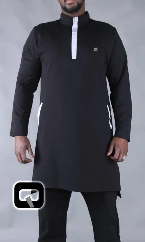 QAMIS COURT BOSS Noir & Gris clair QAMIS COURT BOSS Noir & Gris clair