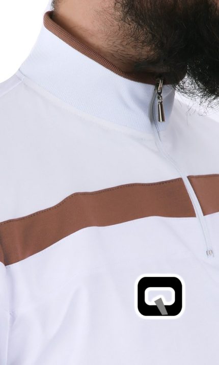 Qamis long blanc