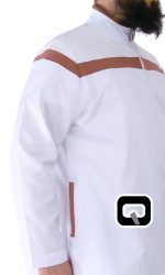 Qamis long blanc