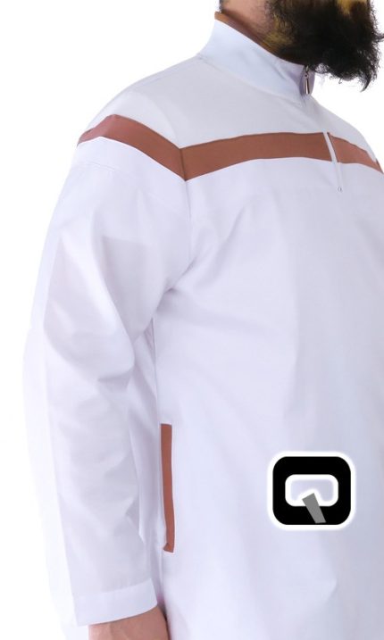 Qamis long blanc