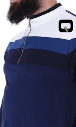 Qamis long bleu Qaba'il