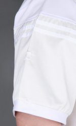 Qamis long Navy Ecru & blanc