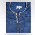 Qamis manche courte Bleu