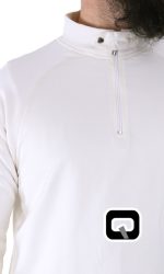 Qamis manche jogging blanc Qaba'il