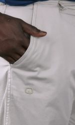 Sarouel Bermuda beige Qaba'il