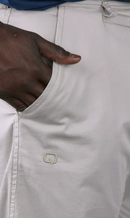 Sarouel Bermuda beige Qaba'il