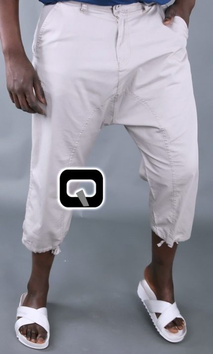 Sarouel Bermuda beige Qaba'il