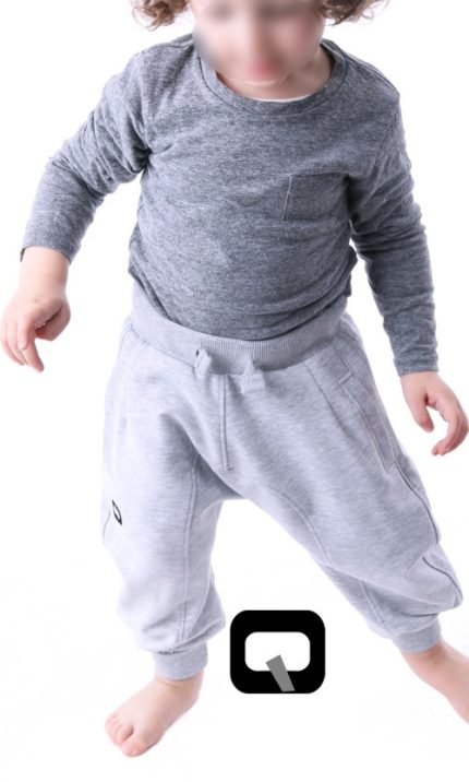 Sarouel jogging gris enfant Qaba'il