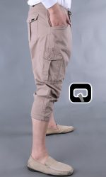 SAROUEL PANTACOURT AUTENTIK BEIGE QABA'IL