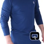 Tee-Shirt manche longue bleu nuit Qaba'il