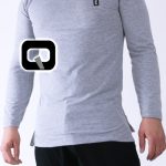 Tee-Shirt manche longue gris Qaba'il